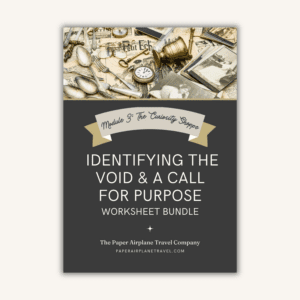 The Curiosity Shoppe: Identifying Your Call for Purpose Worksheet Bundle